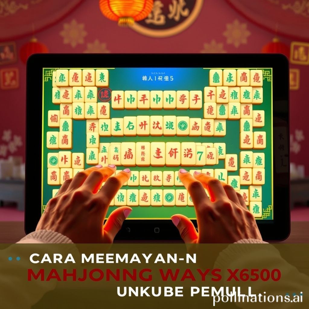 Cara Memainkan Mahjong Ways X500 Untuk Pemula